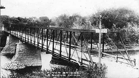 Minnesota River Bridge, Le Sueur Minnesota, 1940