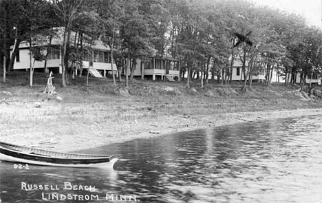 Russell Beach, Lindstrom Minnesota, 1915