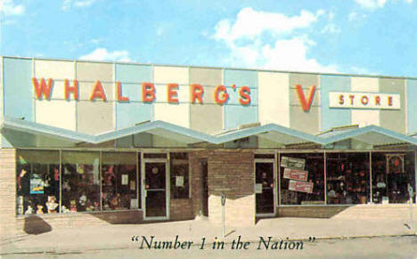Whaleberg's Variety Store, Litchfield Minnesota, 1960's