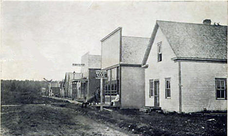 Street scene, Littlefork Minnesota, 1910