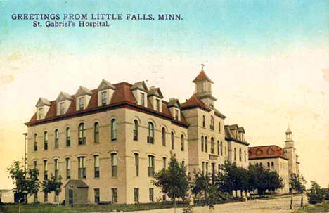St. Gabriel's Hospital, Little Falls Minnesota, 1910