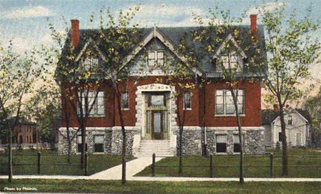Carnegie Library, Little Falls Minnesota, 1915