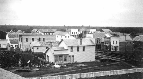 General view, Little Falls Minnesota, 1884
