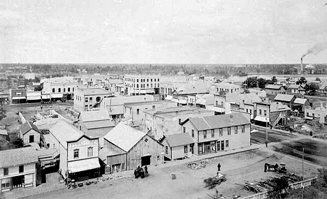 View of Little Falls Minnesota, 1890