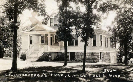 Col. Lindbergh's Home, Little Falls Minnesota, 1930's?