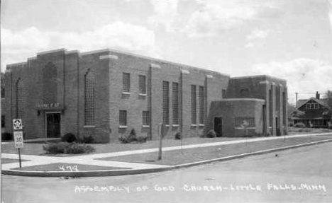 Assembly of God Church, Little Falls Minnesota, 1940's
