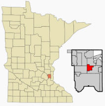 Location of Little Canada, Minnesota