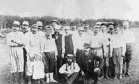 Long Prairie baseball team, Long Prairie Minnesota, 1890