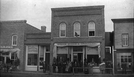 Commercial buildings, Long Prairie Minnesota, 1900