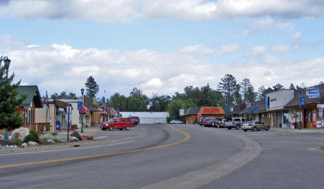 Street scene, Longville Minnesota, 2009