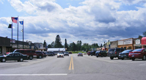 Street scene, Longville Minnesota, 2009