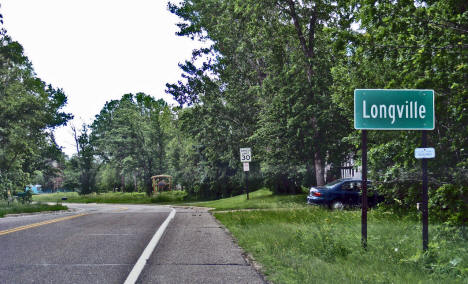 Entering Longville Minnesota, 2009