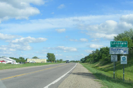 Entering Lonsdale Minnesota, 2010