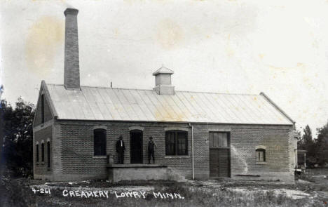 Creamery, Lowry Minnesota, 1900