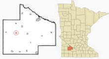 Location of Luncan Minnesota