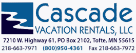 Cascade Vacation Rentals, Lutsen Minnesota