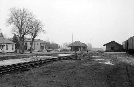 Original Worthington & Sioux Falls Freight Depot, Luverne Minnesota, 1992