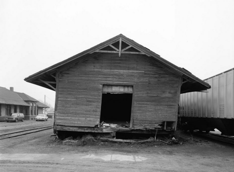 Original 1867 Worthington & Sioux Falls Freight Depot, Luverne Minnesota, 1992