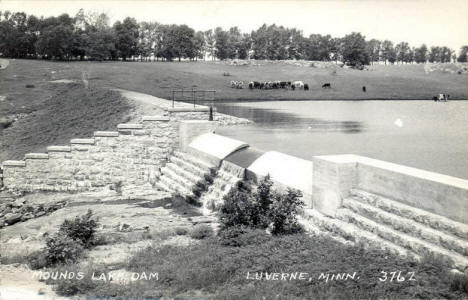 Mounds Lake Dam, Luverne Minnesota, 1950's