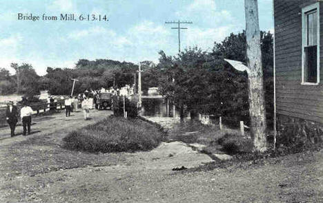 Bridge from Mill, Luverne Minnesota, 1914