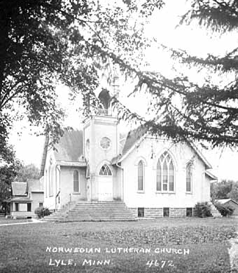 Norwegian Lutheran Church, Lyle Minnesota, 1935