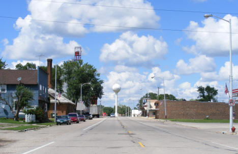 Street scene, Lyle Minnesota, 2010