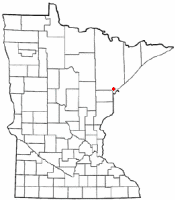 Location of Hermantown, Minnesota