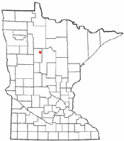 Location of Laporte, Minnesota