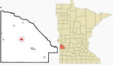 Location of Madison, Minnesota