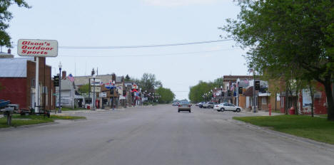 Street scene, Mahnomen Minnesota, 2008