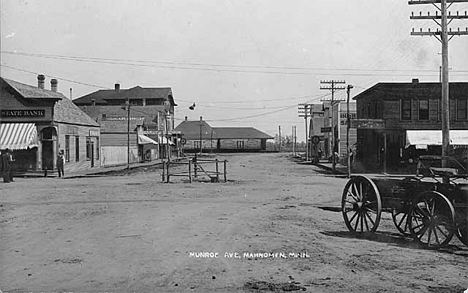 Munroe Avenue, Mahnomen Minnesota, 1909