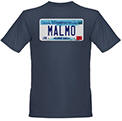 Malmo License Plate Organic Men's T-Shirt