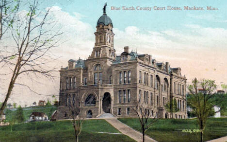 Blue Earth County Court House, Mankato Minnesota, 1910's