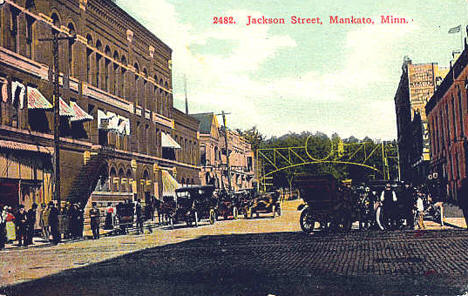 Jackson Street, Mankato Minnesota, 1912