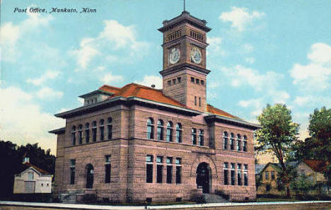 Post Office, Mankato Minnesota, 1908