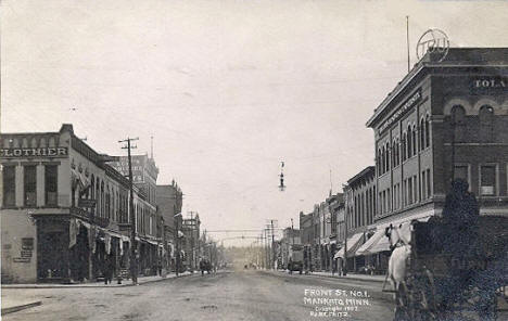 Front Street, Mankato Minnesota, 1907