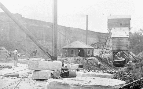 Stone Quarry, Mantorville Minnesota, 1910's