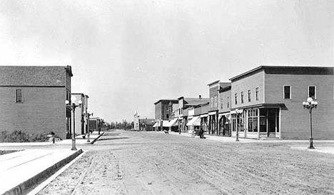 View on Main Street, Marble Minnesota, 1915