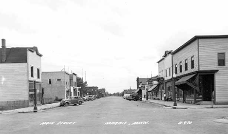Main Street, Marble Minnesota, 1950