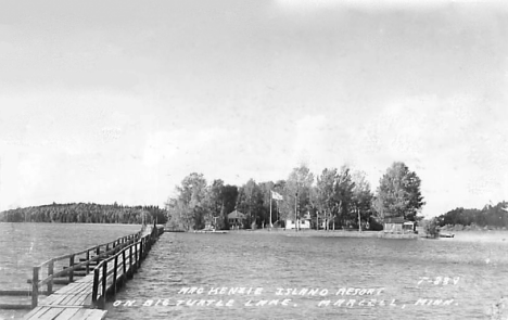 Mac Kenzie Island Resort, Marcell Minnesota, 1950's