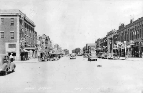 Main Street, Marshall Minnesota, 1940's