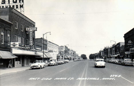 Main Street, Marshall Minnesota, 1950's