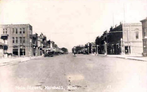 Main Street, Marshall Minnesota, 1920's