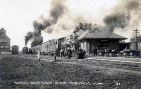Great Northern Depot, Marshall Minnesota, 1910's