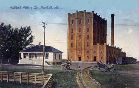 Marshall Milling Company in Marshall Minnesota 1910's