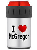 I Love McGregor Aluminum Can Cooler