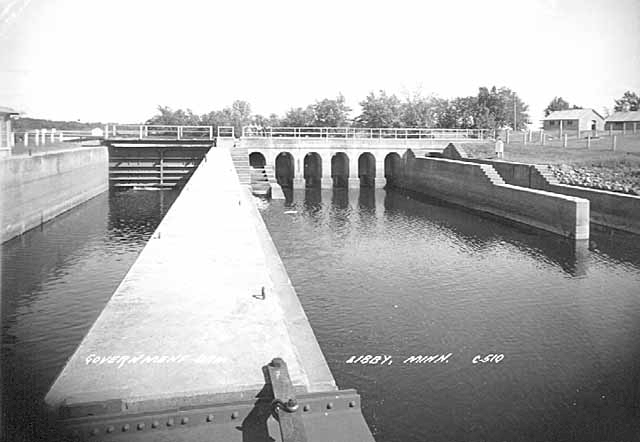 Sandy Lake Dam near McGregor, Aitkin County, 1955