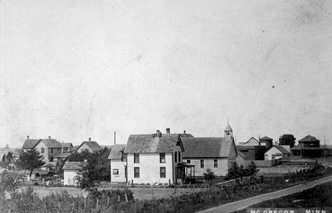 View of McGregor Minnesota, 1905