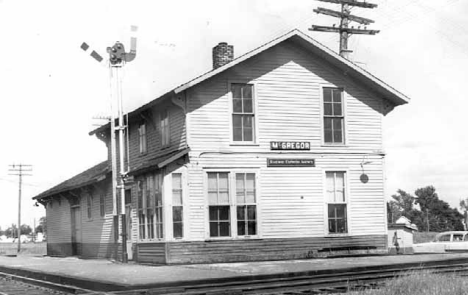 Depot, McGregor Minnesota, 1969