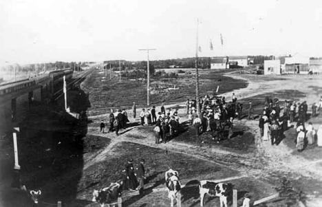 Auction Sale at McGregor Minnesota, 1905